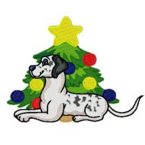 Christmas Great Dane - Click Image to Close