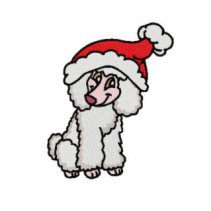 Poodle Santa - Click Image to Close